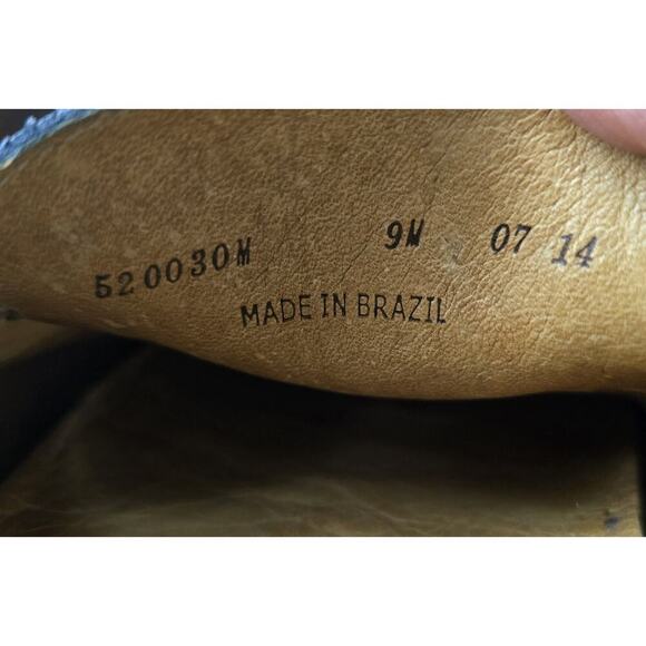 Martin Dingman Countrywear Men’s Size 9 M Suede Leather Penny Loafer Navy Blue - Picture 9 of 10